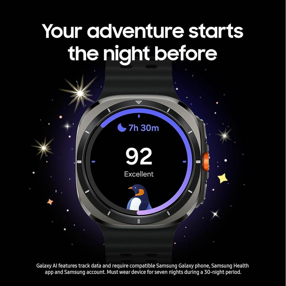 Samsung Galaxy Watch Ultra LTE, titanio, seguimiento de sueño y frecuencia cardíaca, GPS integrado