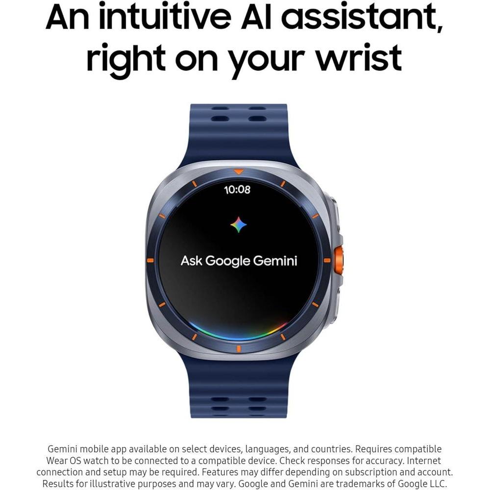 Samsung Galaxy Watch Ultra - Reloj Inteligente LTE, Titanio, Sueño Avanzado, Entrenador Correr, GPS