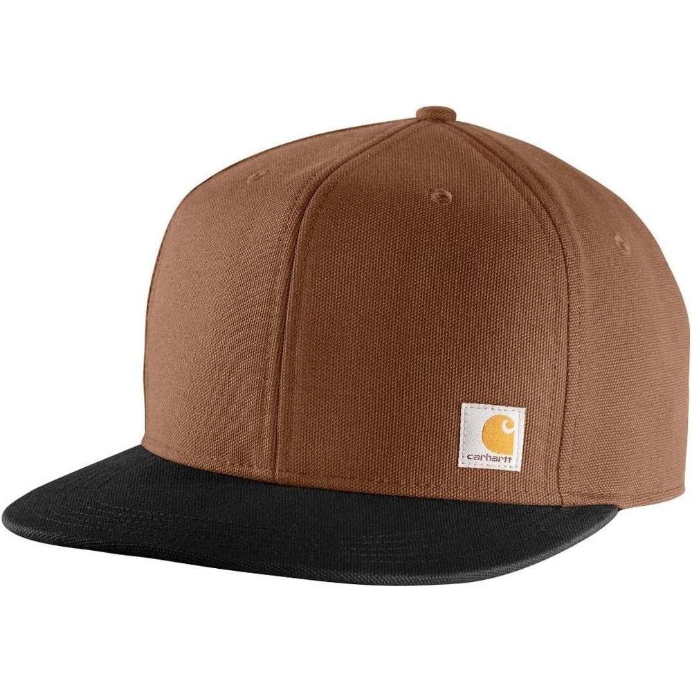 Carhartt Men's Firm Duck Flat Brim Cap