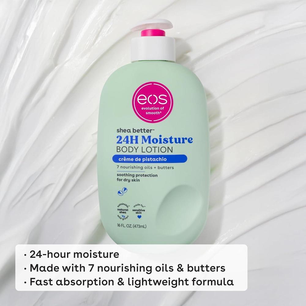 Eos Loción Shea Better Pistacho Hidratante 24h Ligera Vegana 473ml