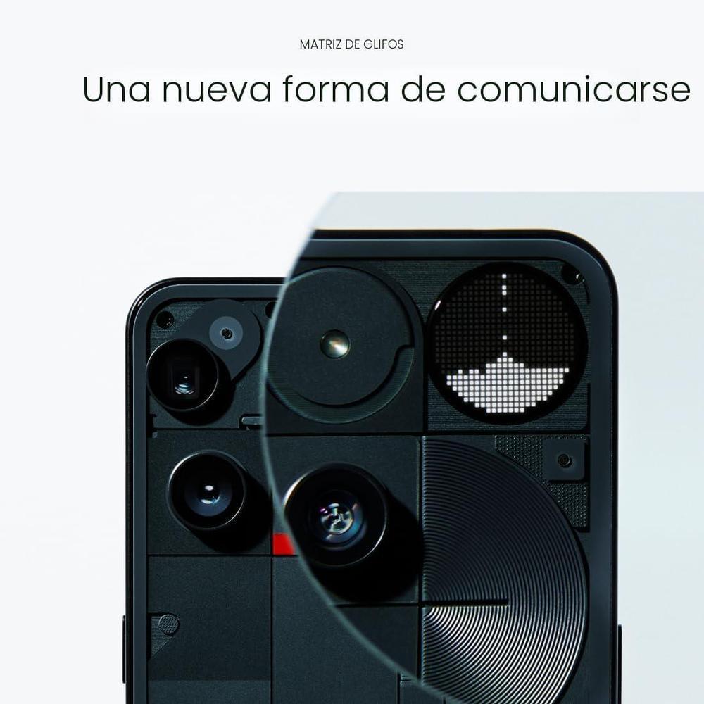 Nothing Phone (3) Snapdragon 8s Gen4, 512GB, Android 15, cámaras de 50MP y pantalla AMOLED, carga rápida