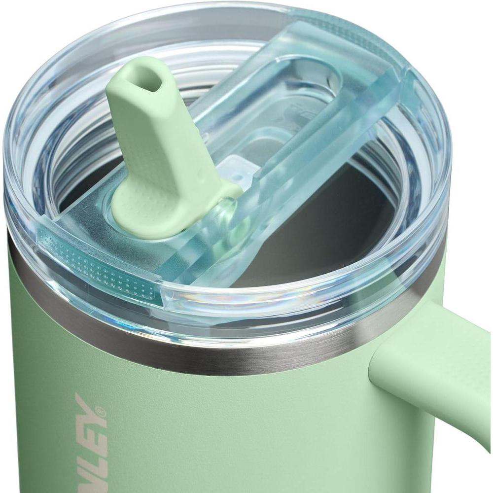 STANLEY Quencher ProTour - Vaso con tapa a prueba de fugas, popote y asa integrados, acero inoxidable, sin BPA