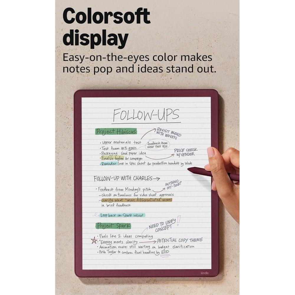 Amazon Kindle Scribe Colorsoft 64GB el modelo más nuevo con pantalla color semejante al papel, delgado, ligero y potente