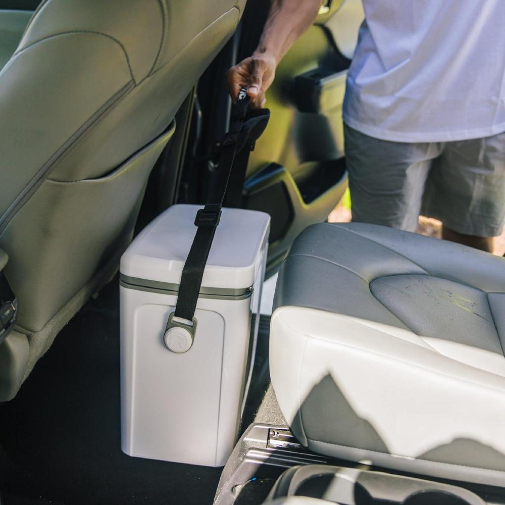 Enfriador de viaje RTIC 16 Qt, portátil rígido con correa y asa para exteriores, playas, picnics y deportes