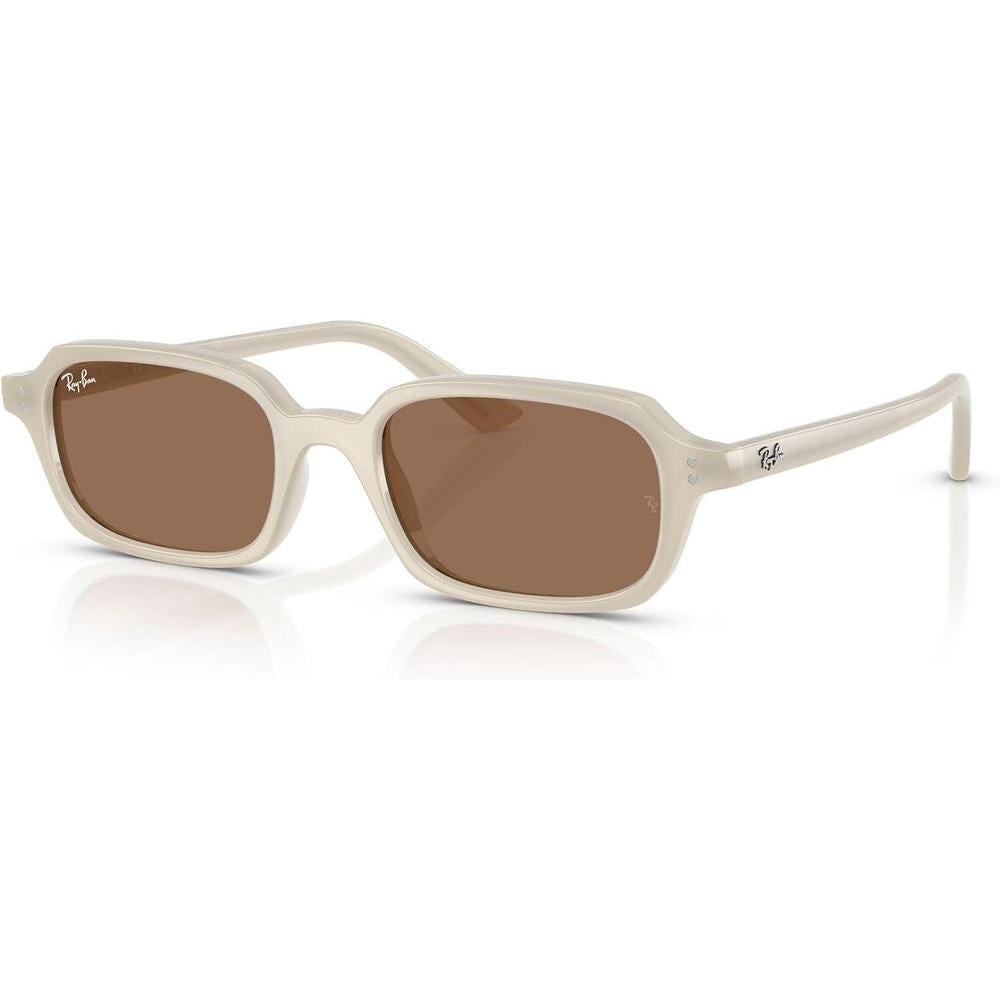 Gafas de Sol Ray-Ban RB4455 Zuri con Marco Cuadrado Negro y Lentes Polarizadas Gris Oscuro