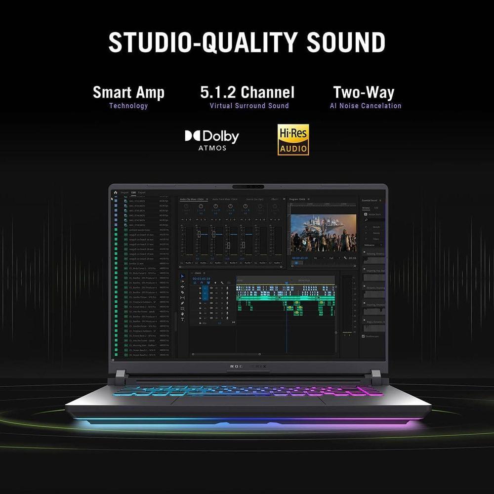 Asus Rog Strix G16 Laptop Gamer Intel Core I5 Nvidia Rtx 5050 16Gb Ram 1Tb Ssd Eclipse Gris