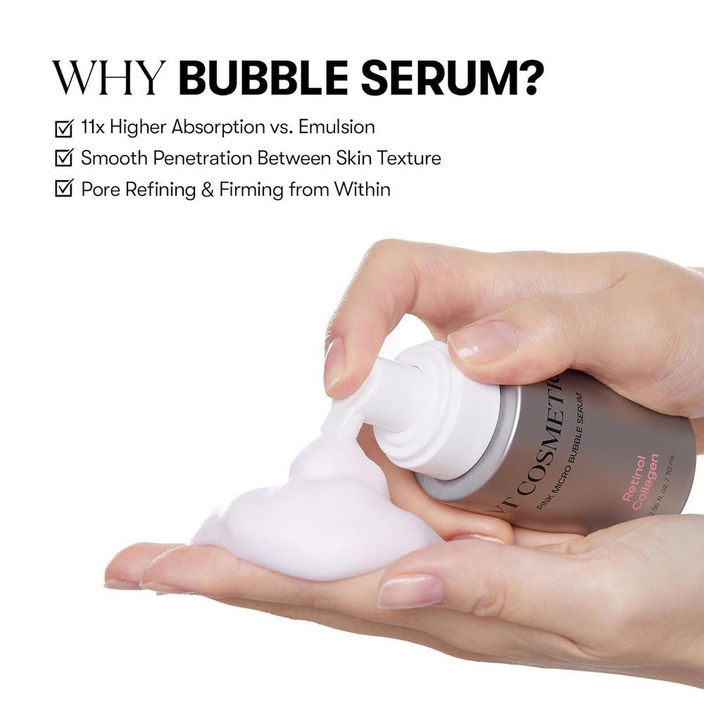 Suero Facial Bubble Serum Colágeno Retinol 70ml VT COSMETICS