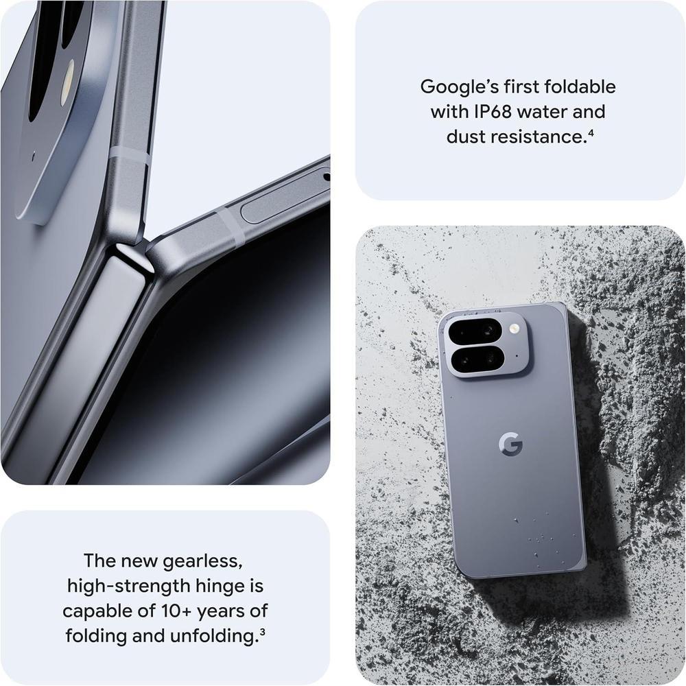Google Pixel 10 Pro Fold - 512GB Jade Android Smartphone Desbloqueado Con AI Y Cámara Avanzada