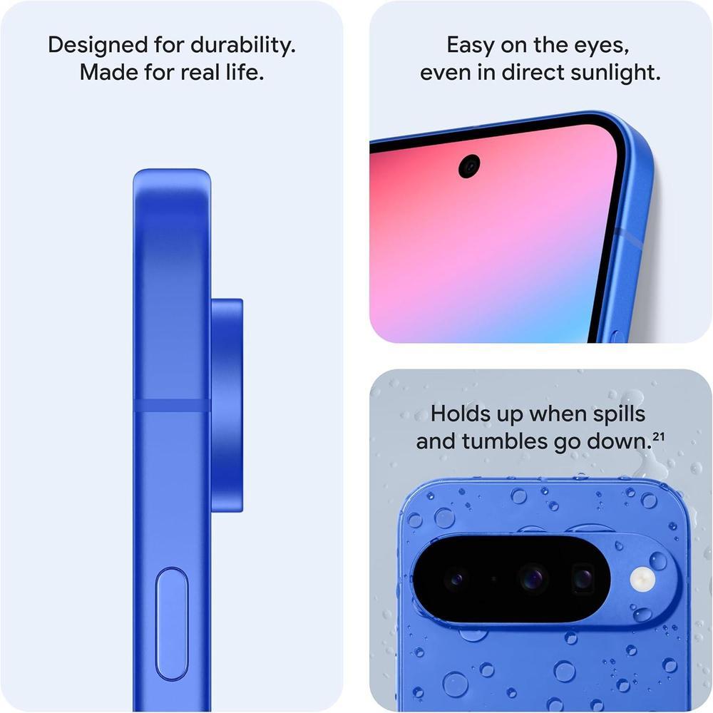 Google Pixel 10 - Desbloqueado, 128GB, Índigo, Pantalla 6.3 Pulgadas