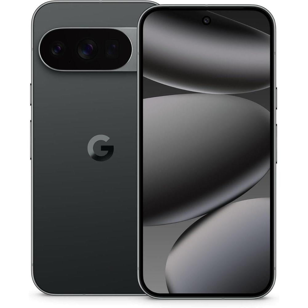 Google Pixel 10 Pro - Unlocked Android Smartphone with Gemini, Your AI Assistant, Triple Rear Camera System, Fast-Charging 24+ Hour Battery, and 6.3" Super Actua Display - Obsidian - 128 GB