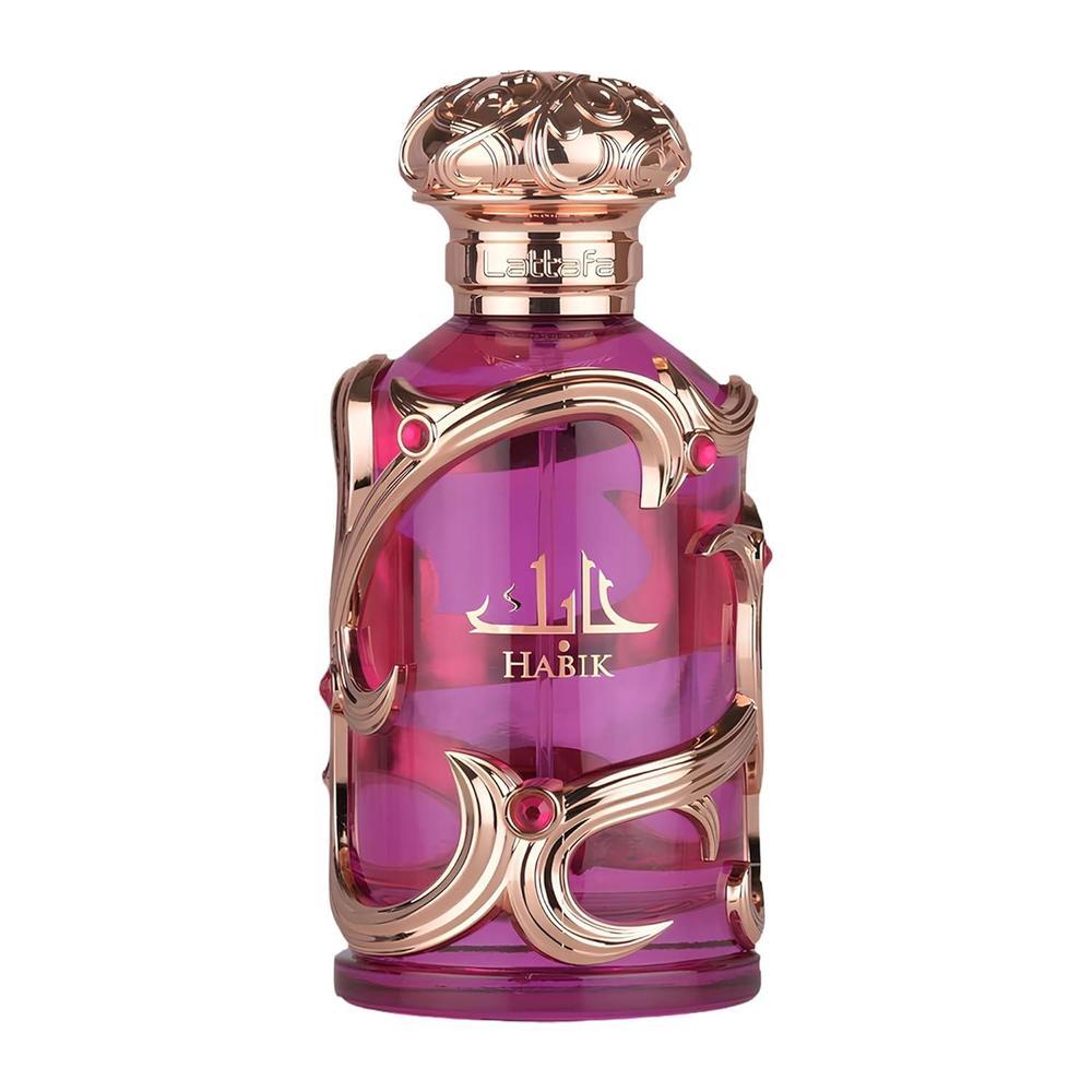 Lattafa Habik – Perfume Floral, Afrutado, y Almizclado para Mujeres, Fragancia de Larga Duración en Aerosol