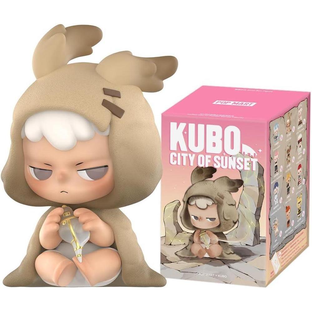 POP MART Kubo City of Sunset Series Blind Box Figures, Random Design Action Figures Collectible Toys Home Decorations, Holiday Birthday Gifts for Girls and Boys, Single Box