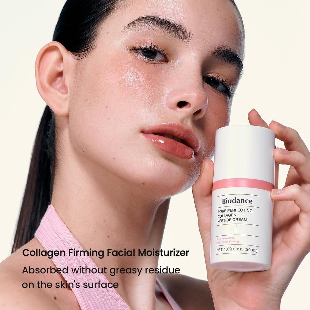 Crema de péptidos de colágeno BIODANCE: hidrata, reafirma y perfecciona poros, cuidado facial coreano para piel radiante