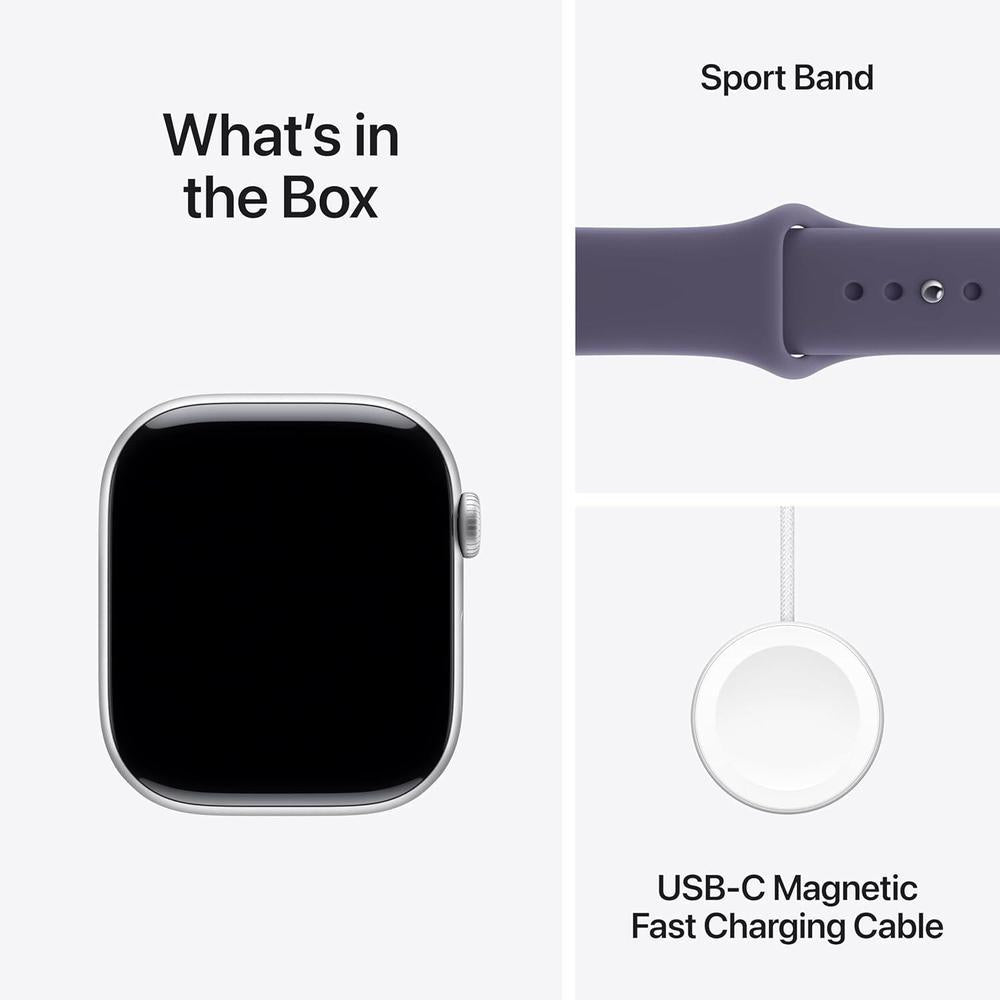 Apple Watch Series 11 GPS con Correa Deportiva, Seguimiento de Salud y Fitness, Resistente al Agua