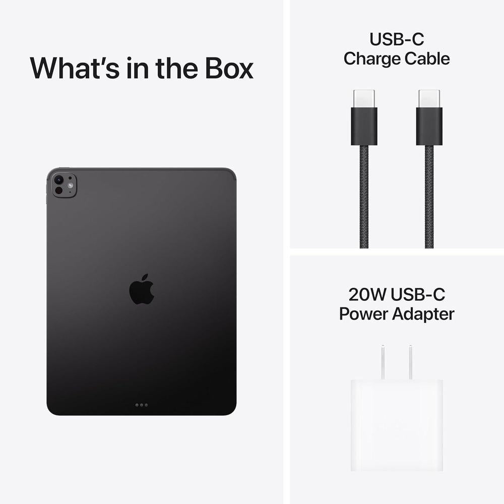 Apple iPad Pro M5: Pantalla Ultra Retina XDR, 512GB, cámaras 12MP, LiDAR, Wi-Fi 7, Face ID, duración de batería – Space Black