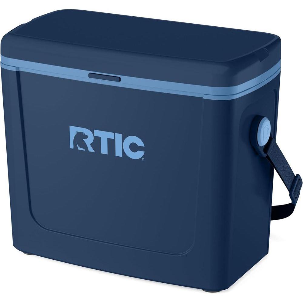 RTIC 16 Qt Road Trip Cooler, Hard Insulated Portable with Strap and Handle for Outdoor, Beach, Picnic, Camping, Sports, Travel