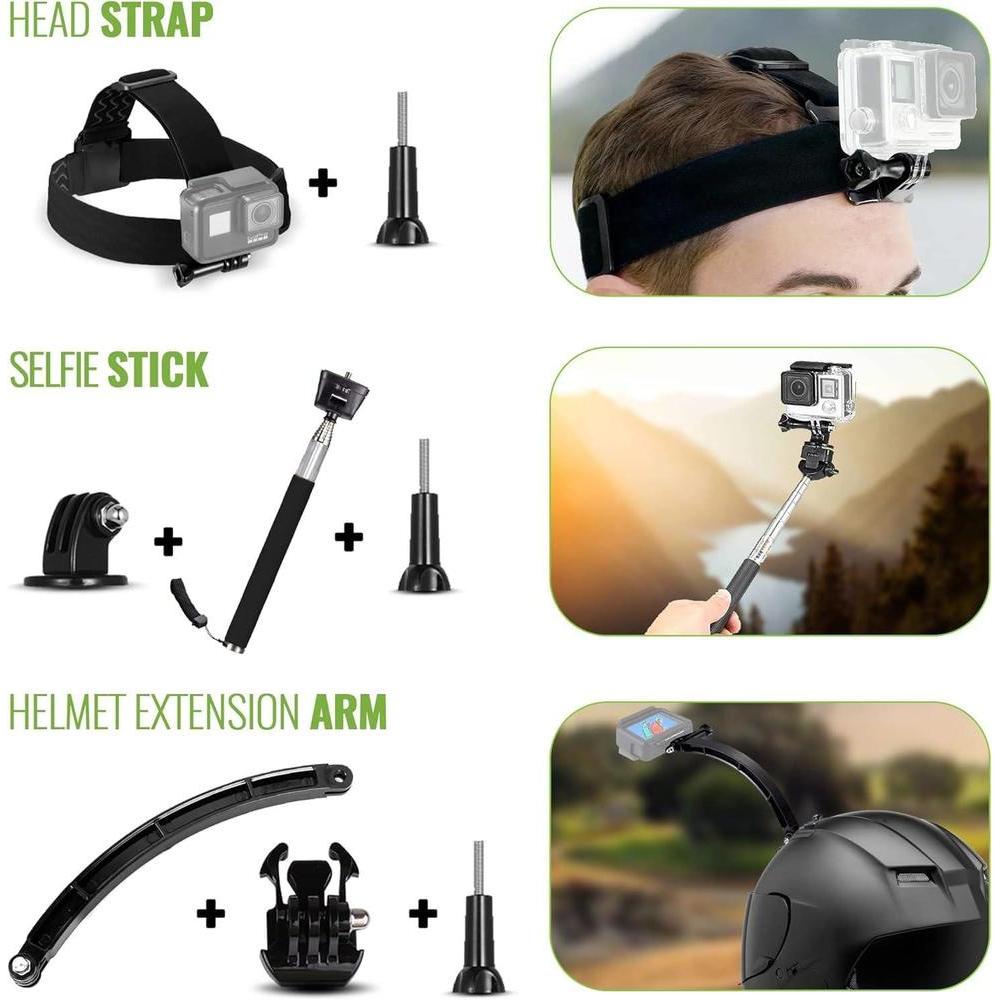 GoPro LIT Hero 4K Cámara de Acción Compacta, Luz LED Integrada, Estabilización HyperSmooth, Ideal para Vlogging y Aventuras