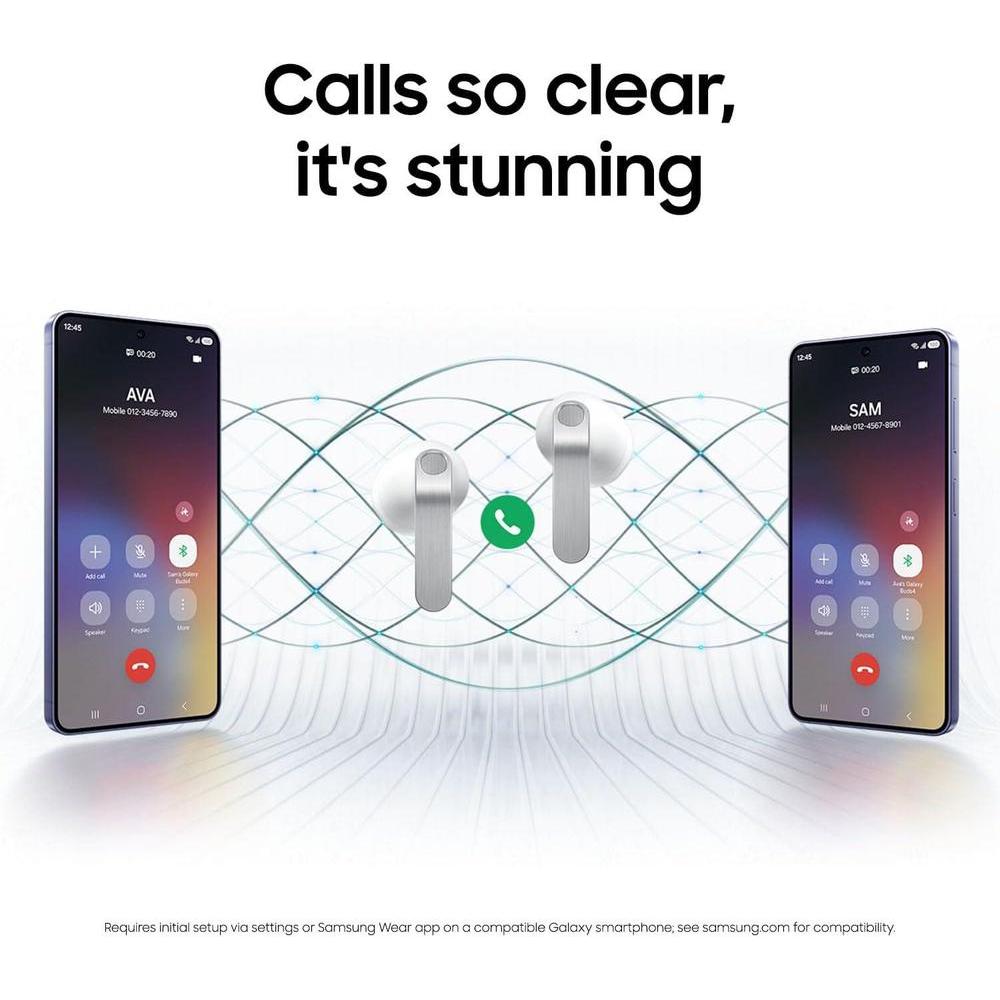 Samsung Galaxy Buds 4 Auriculares Bluetooth Inalámbricos Con Cancelación De Ruido Y Audio De Alta Resolución Blanco