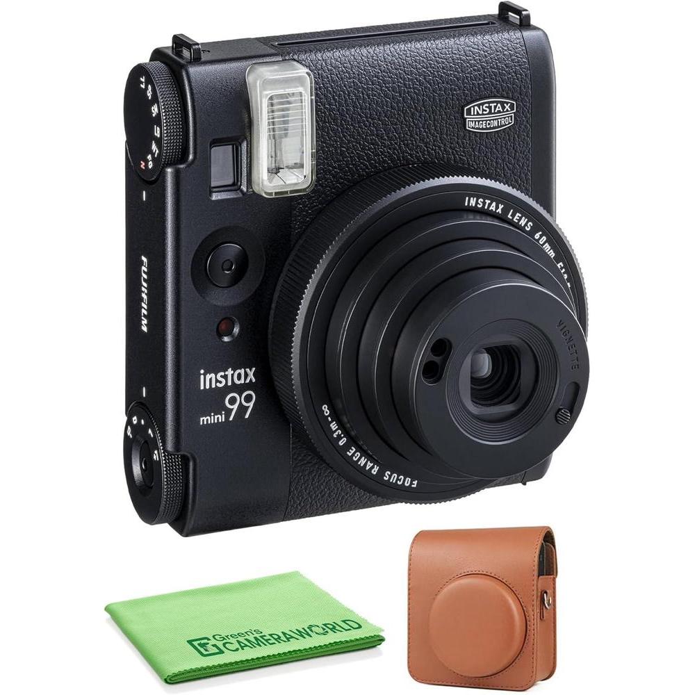 Fujifilm Instax Mini 99: Cámara instantánea con estuche, funcionalidades modernas, efectos de color y sistema de enfoque de zona