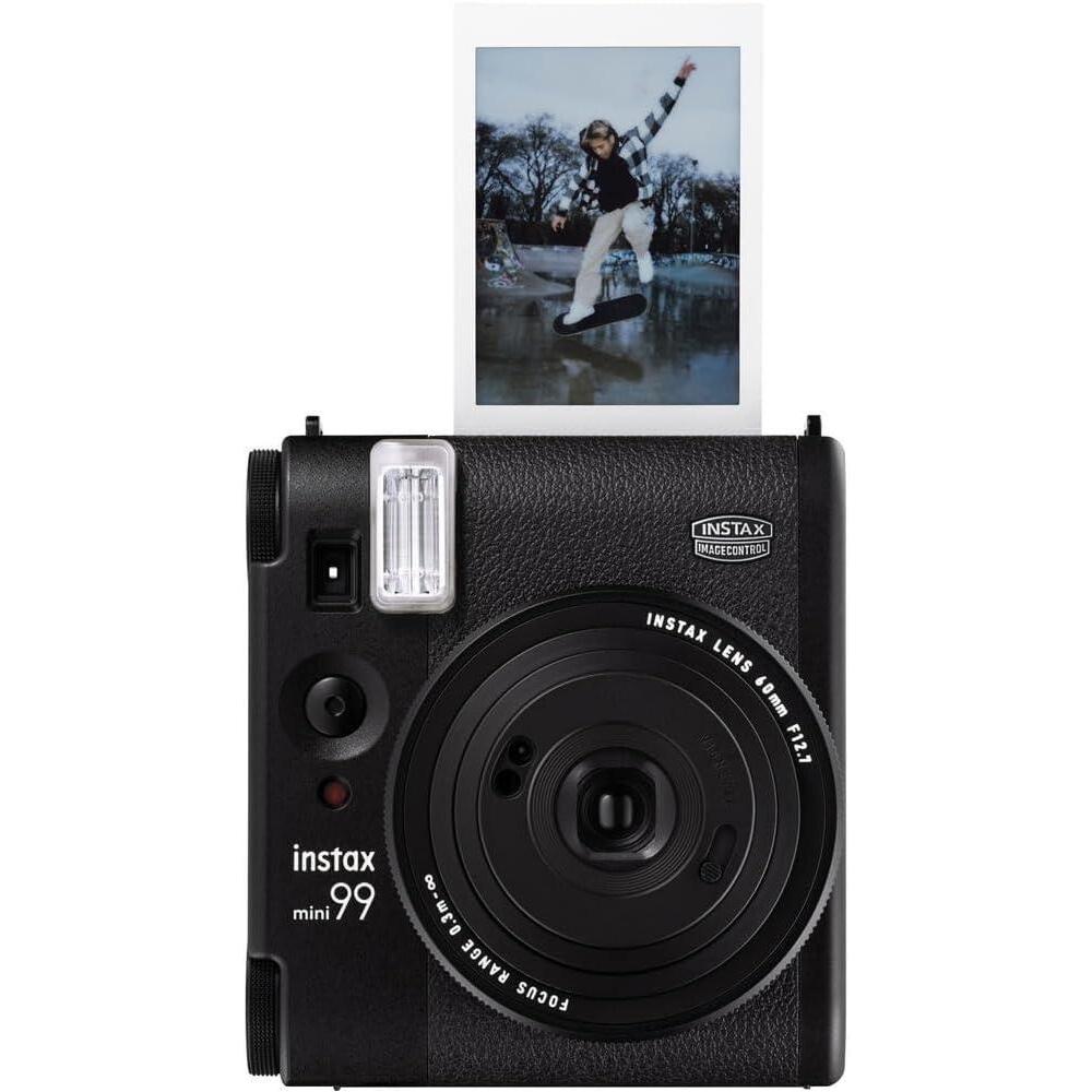 Fujifilm Instax Mini 99: Cámara instantánea con estuche, funcionalidades modernas, efectos de color y sistema de enfoque de zona