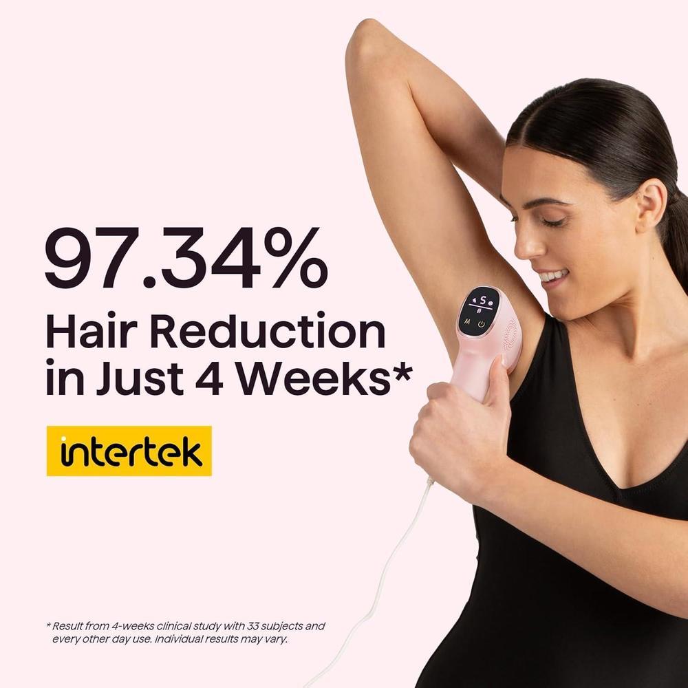 Wavytalk Dispositivo IPL Bare It para cara, cuerpo y bikini de larga duración y sin dolor con enfriamiento de hielo