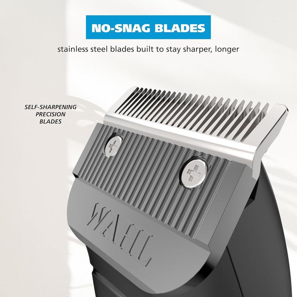 Wahl Clippers Home Pro Cordless recargable para hombres con cuchillas de precisión y guardas Snap-N-Lock seguras, modelo 3028835