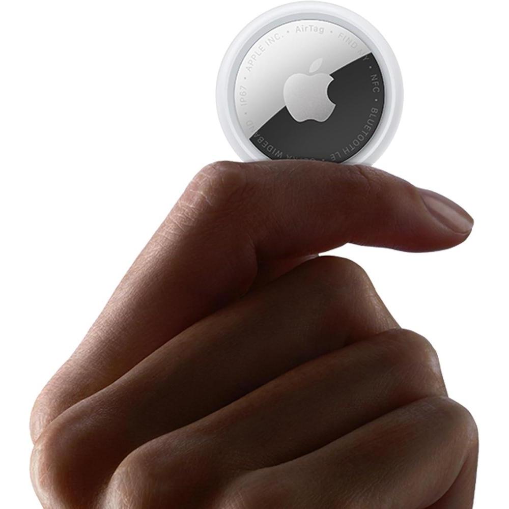 Rastreador AirTag de segunda generación de Apple con diseño sostenible, precisión y sonido optimizado, ideal para iPhone y Apple Watch