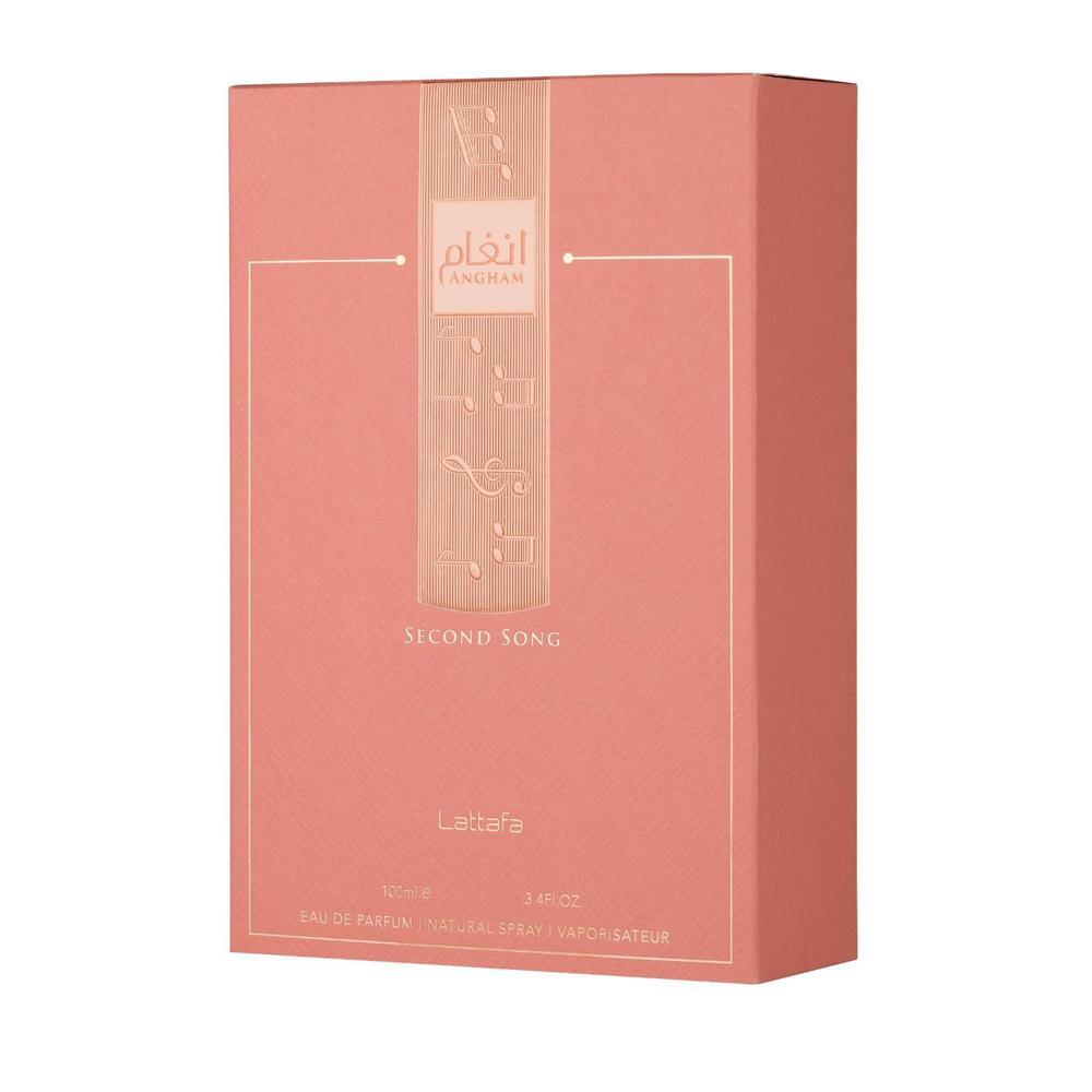 Lattafa Angham Second Song Eau de Parfum – Fragancia Unisex Oriental Vainilla, Dulce y Cremosa de Larga Duración