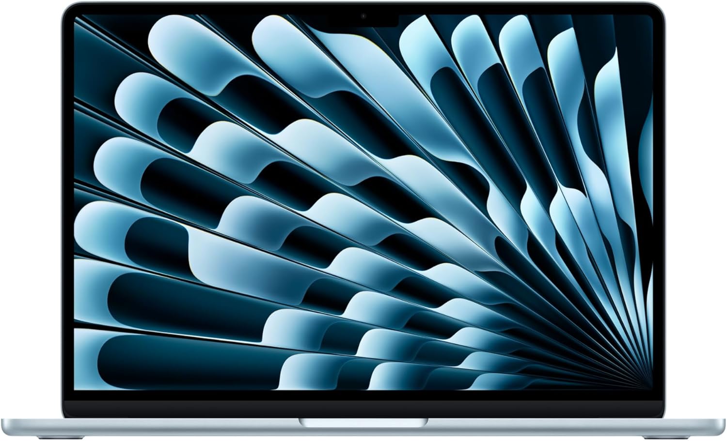 Apple 2026 MacBook Air 15-inch Laptop with M5 chip: Built for AI, 15.3-inch Liquid Retina Display, 24GB Unified Memory, 1TB SSD, 12MP Center Stage Camera, Touch ID, Wi-Fi 7; Sky Blue