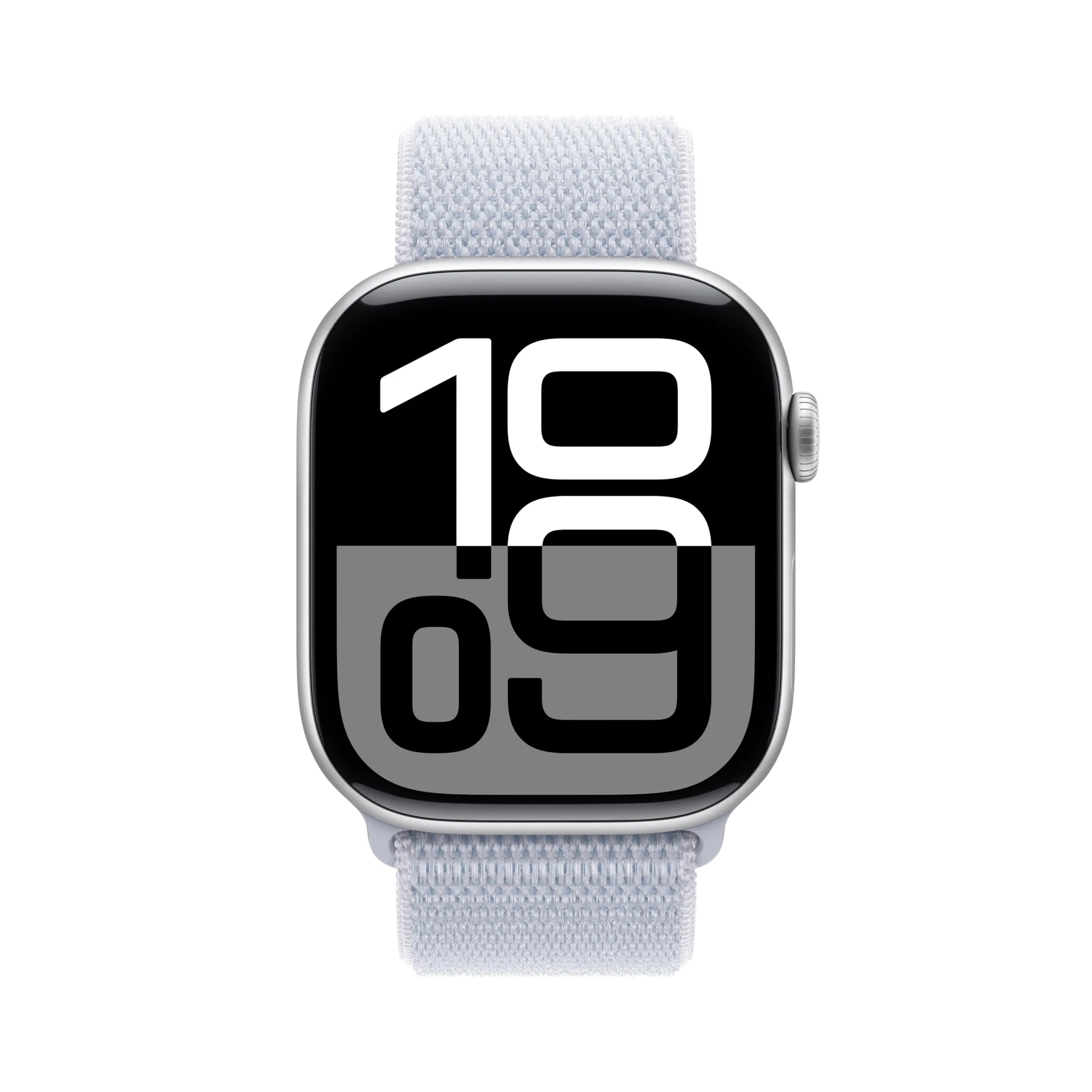 Apple Watch Series 10 [GPS + Cellular 46mm] with Silver Aluminium Case with Denim Sport Band - S/M. Fitness Tracker, ECG App, Always-On Retina Display, Water Resistant