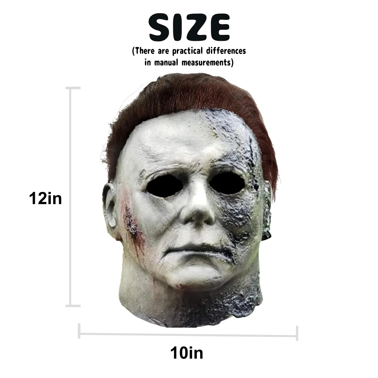 Michael Myers Mask, Halloween Horror Masquerade Cosplay Party Mask, Michael Myers Costume Scary Cosplay