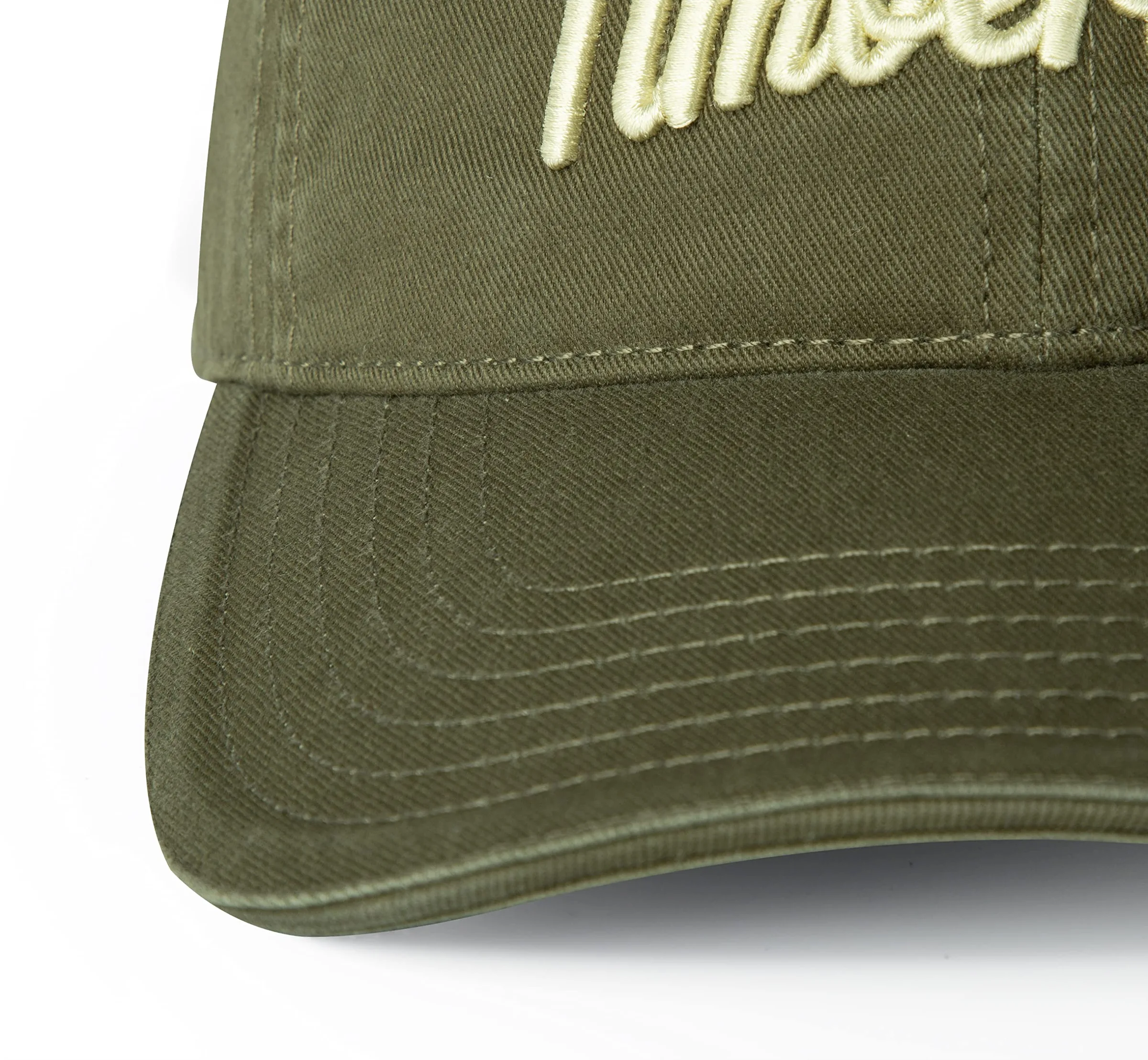 Timberland Mens Baseball Cap with Leather Patch Logo