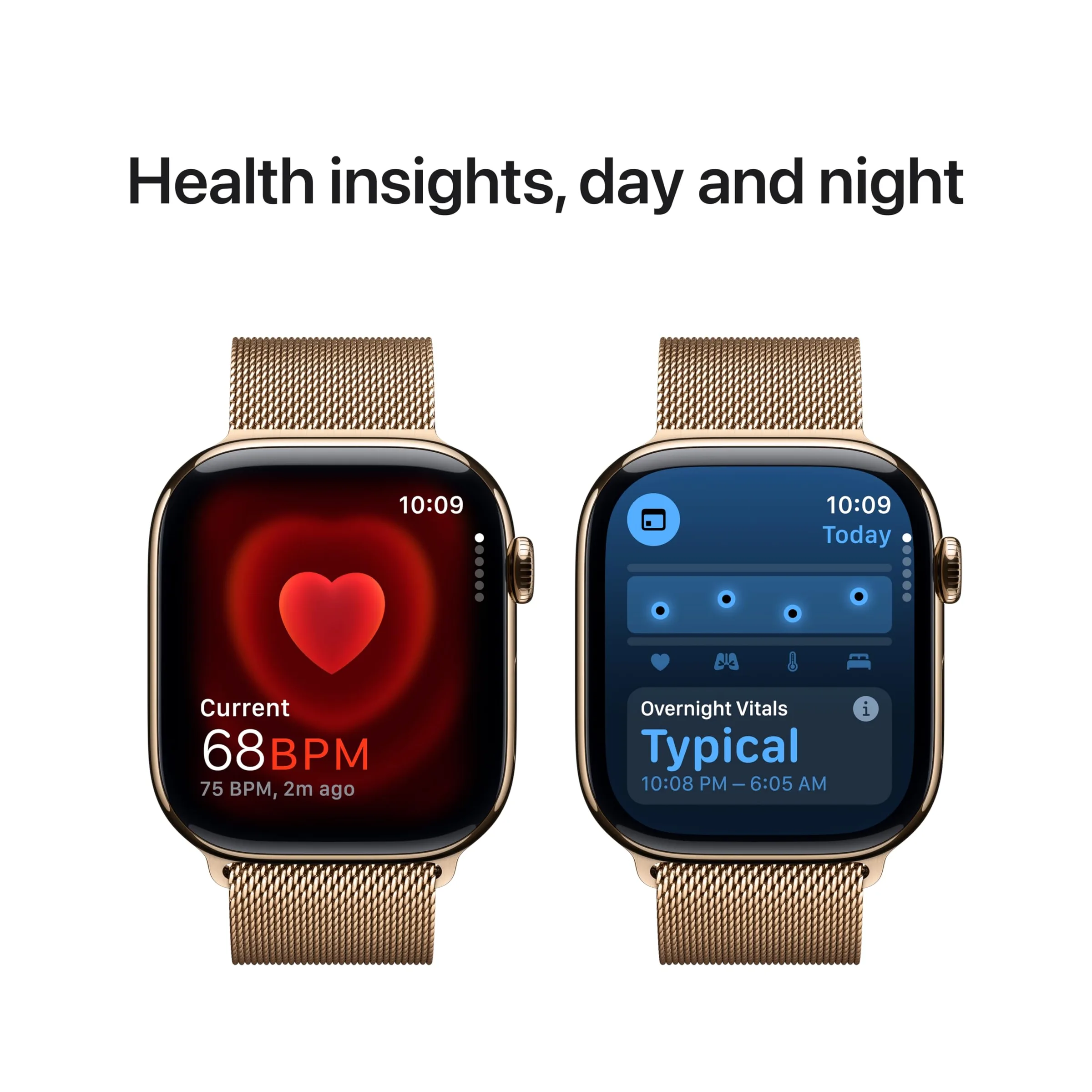 Apple Watch Series 10 Aluminum 46mm GPS + Celular Sport Band - Finish - Rose Gold -Light Blush M/L