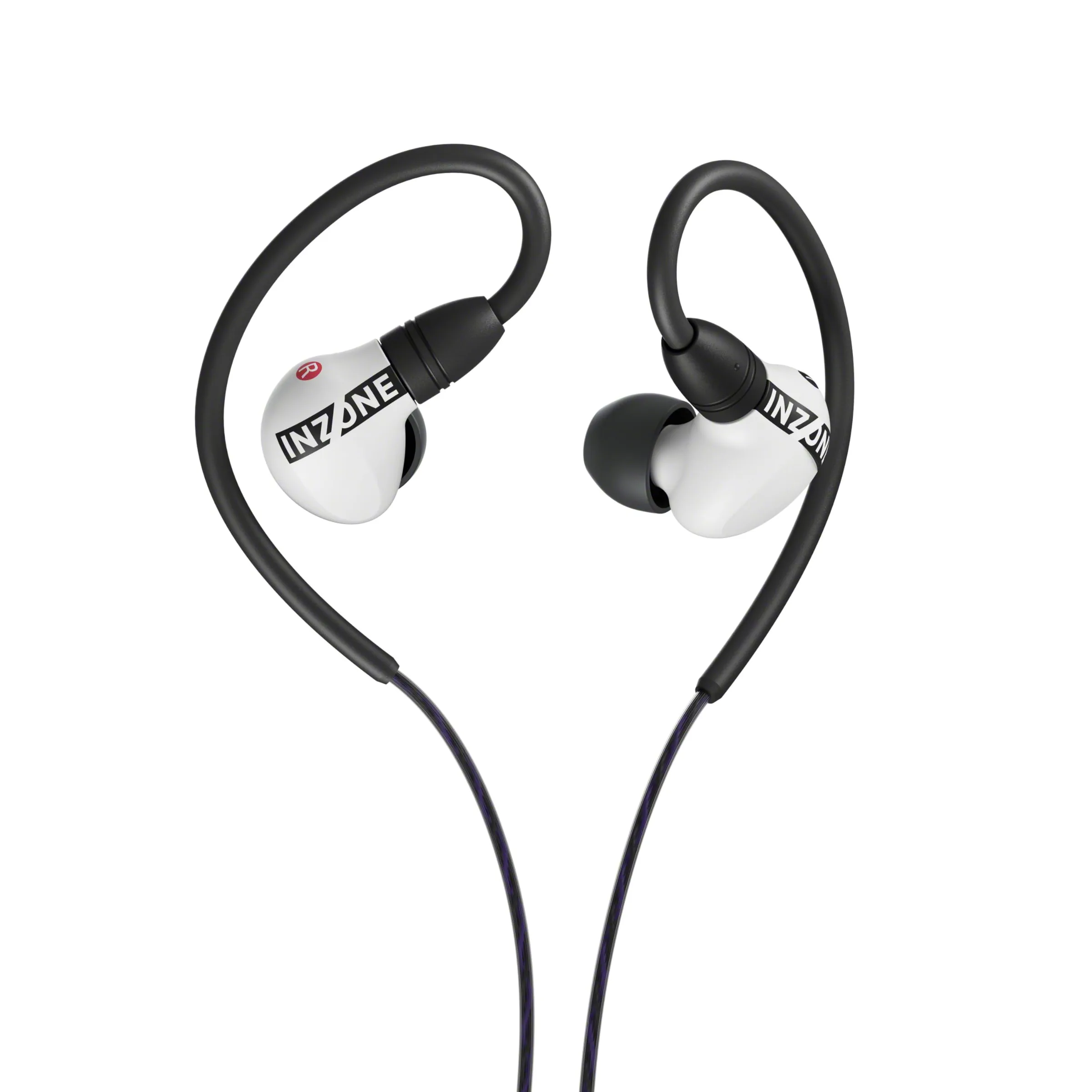 Sony INZONE E9 Wired in-Ear Monitor for Gaming, Tuned for FPS Games, Sound Isolating Earbuds, Comfortable Fit, Low Profile Design, 360 Spatial Sound, Case Included, Developed with Fnatic, White