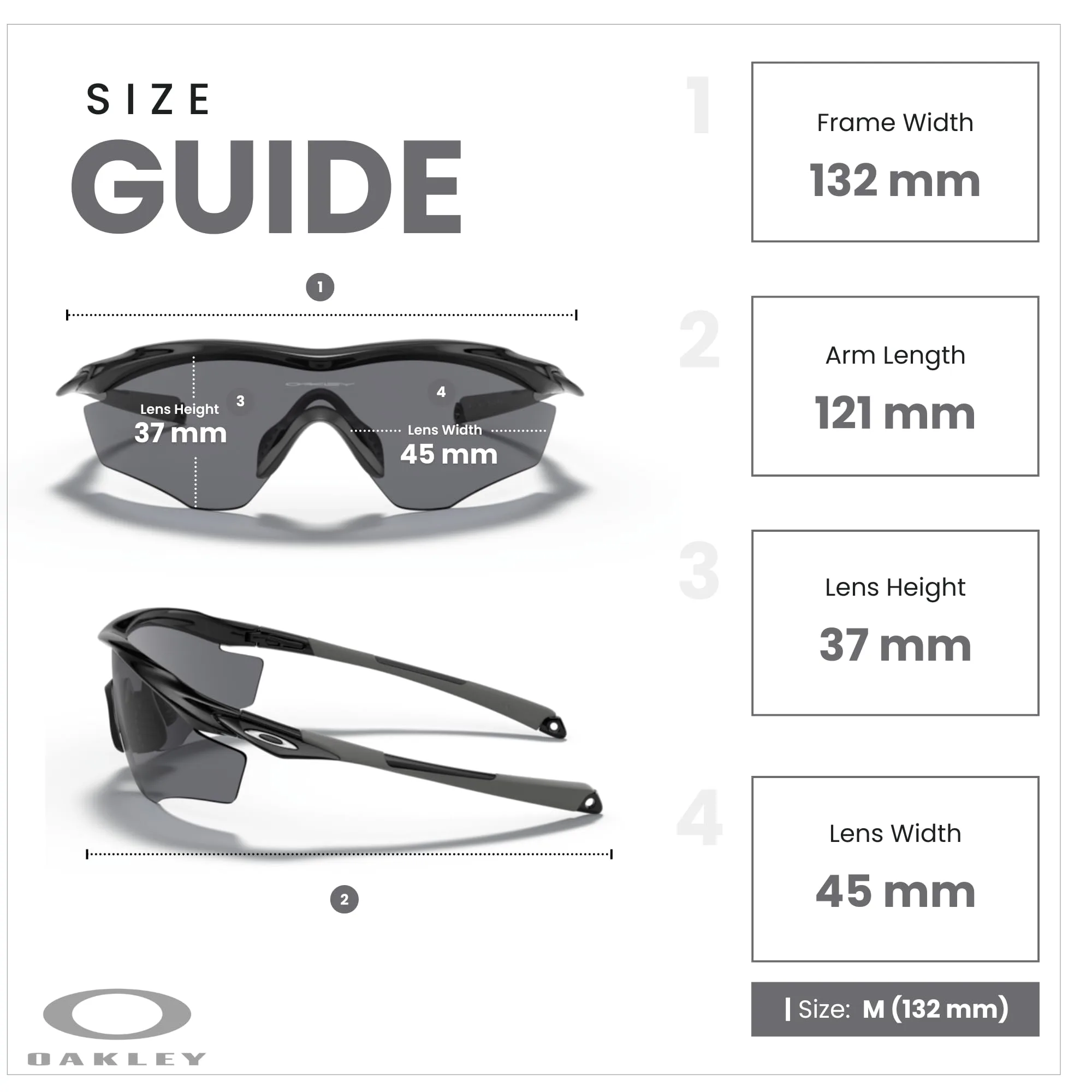 OAKLEY M2 Frame XL OO9343 Shield Sunglasses for Men+ Bundle Accessory Leash Kit, Microfiber Pouch