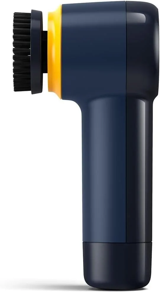 Sneaker Cleaner - Trainer Cleaning Kit with 3 Brush Heads, 3X brushhead Blue/Yellow, 4X AA Battery, Blue (GCA1000/60)
