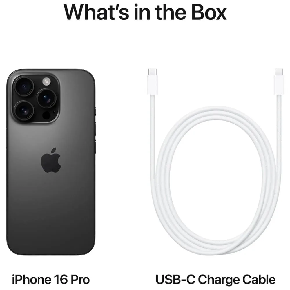 Apple iPhone (Renewed Premium) 16 Pro Max, US Version, 256GB, Black Titanium - Unlocked