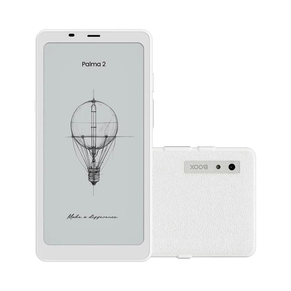 BOOX Palma2 Mobile ePaper eBook Reader Fingerprint Recognition Smart Button Dual Microphones Off White