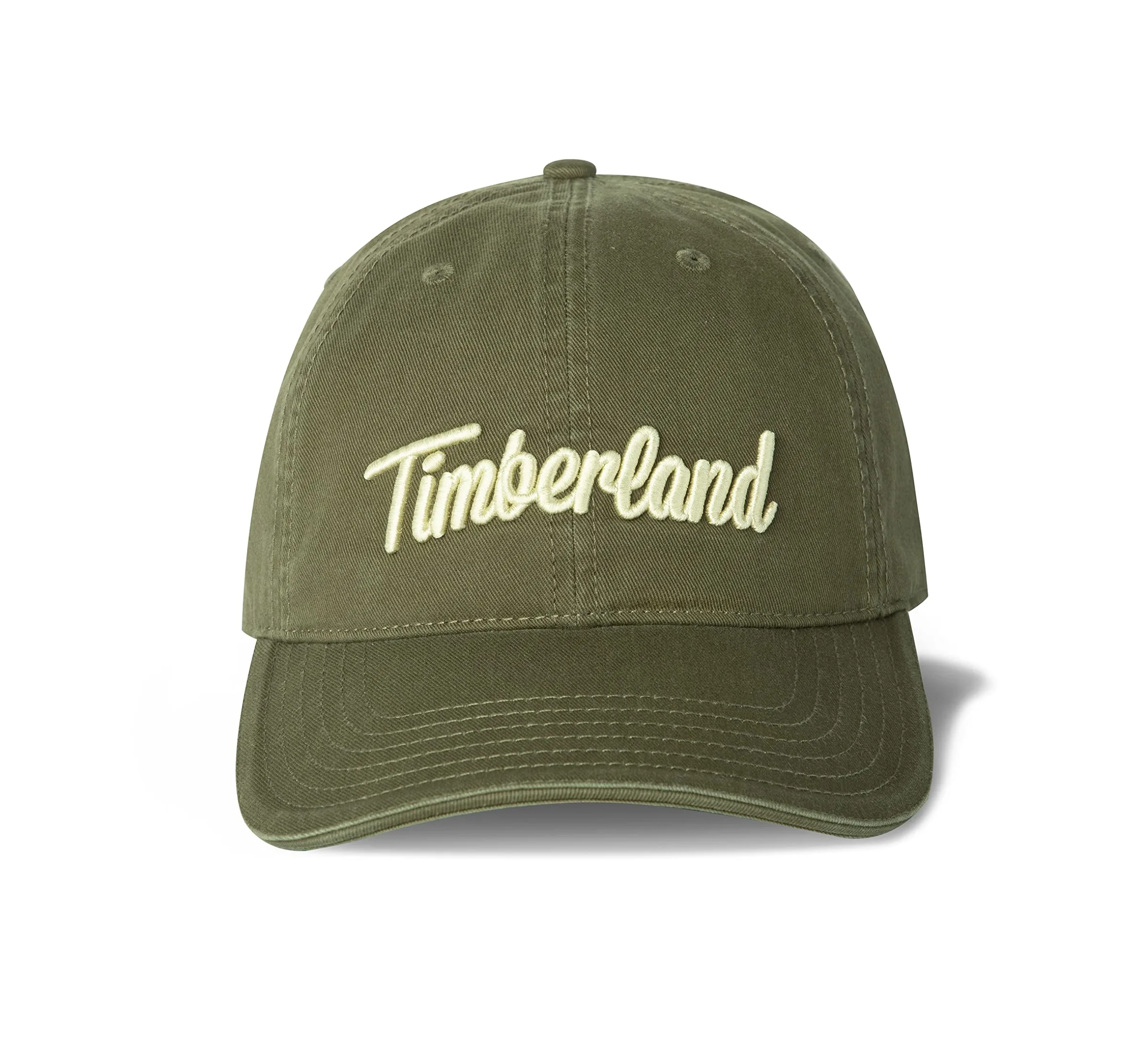 Timberland Mens Baseball Cap with Leather Patch Logo