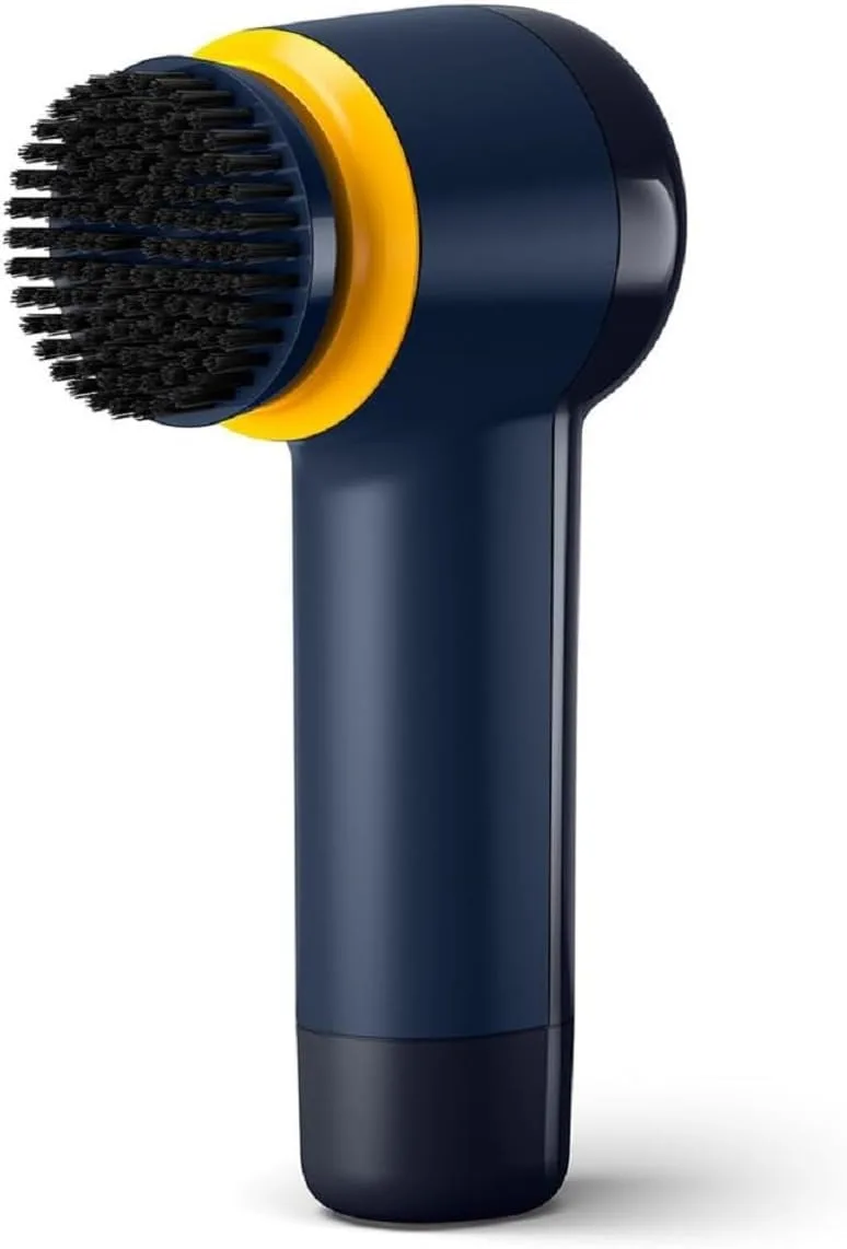 Sneaker Cleaner - Trainer Cleaning Kit with 3 Brush Heads, 3X brushhead Blue/Yellow, 4X AA Battery, Blue (GCA1000/60)