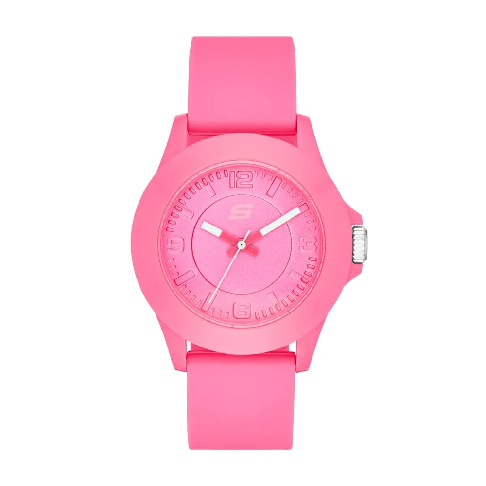 Skechers Women's Rosencrans Mid Quartz Plastic and Silicone Casual Sports Watch