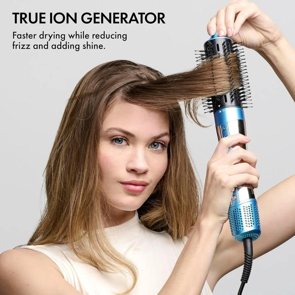 StyleSwitch Ionic Multi-Styler con 5 accesorios, secador de cabello, cepillo de aire caliente y voltaje automático dual